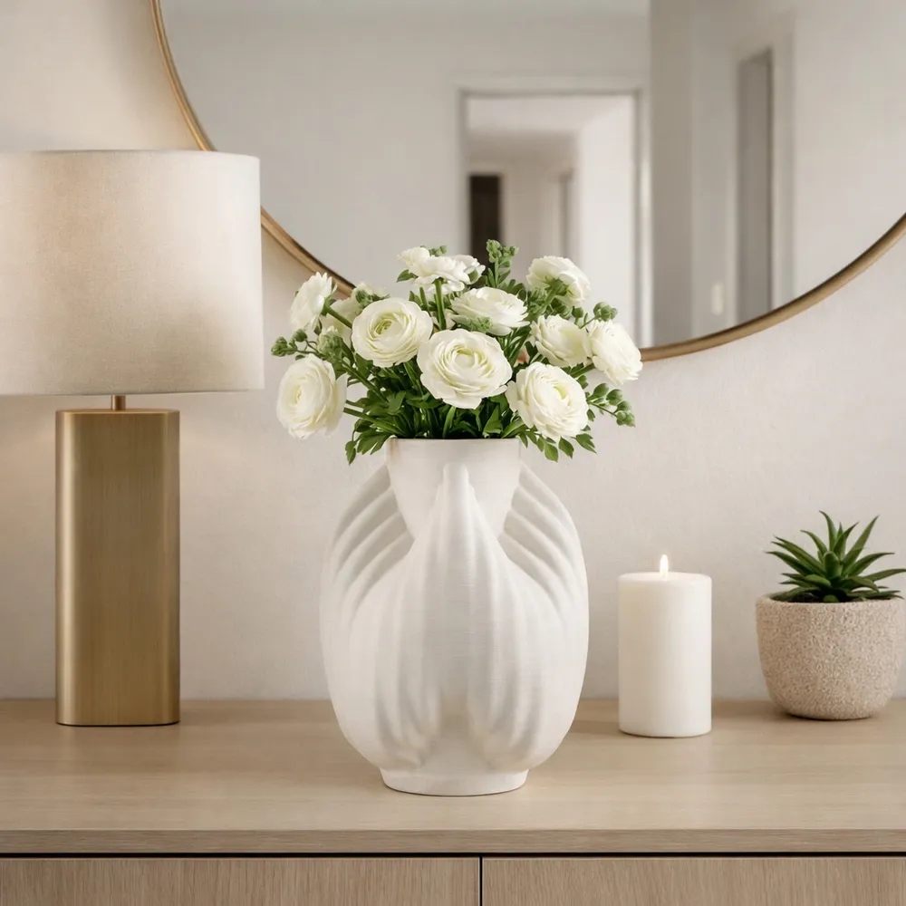 ZANECREST IVORY VASE 10 (IN)
