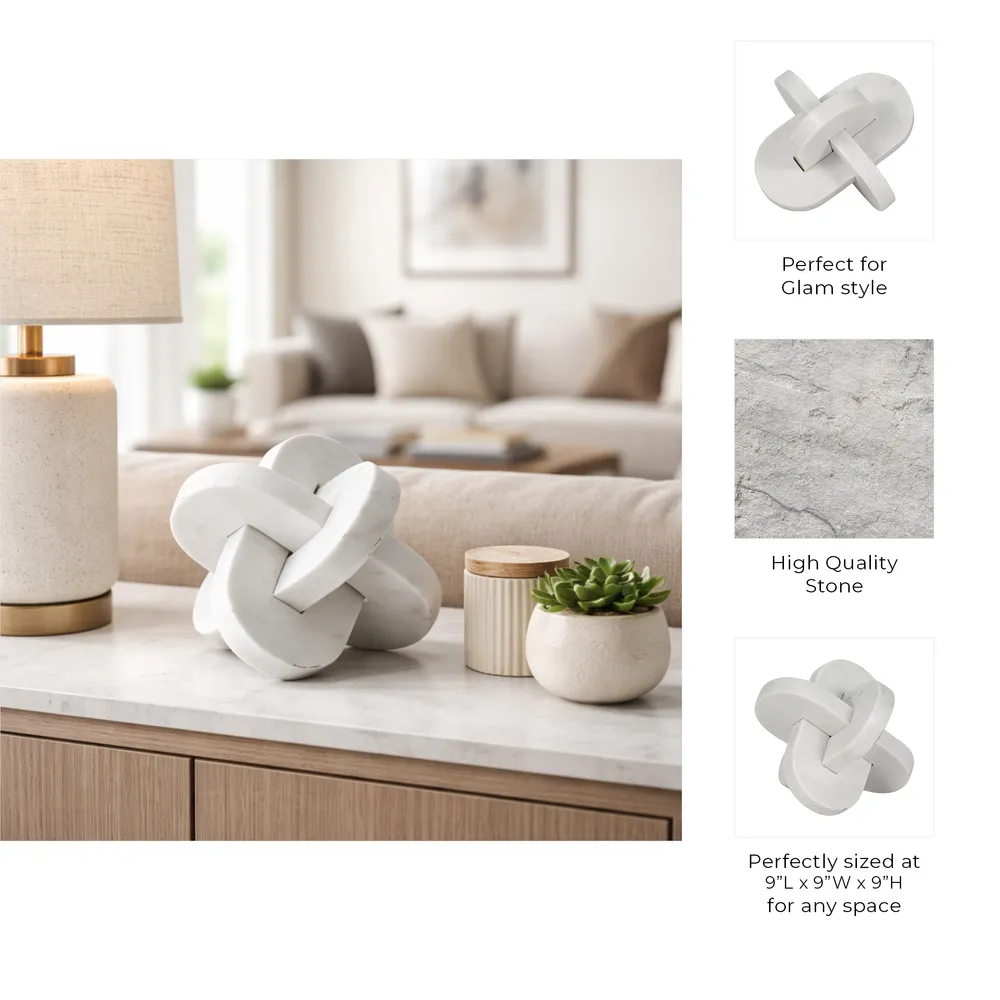 WADEWELL WHITE DECOR 9 (IN)