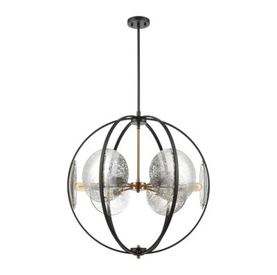 Oriah 28'' Wide 6-Light Chandelier - Matte Black