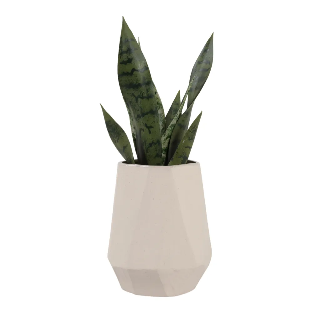 ENOCHWICK WHITE VASE 9 (IN)