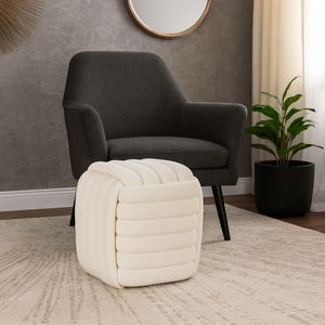 COLEOAK IVORY STOOL 19 (IN) 11