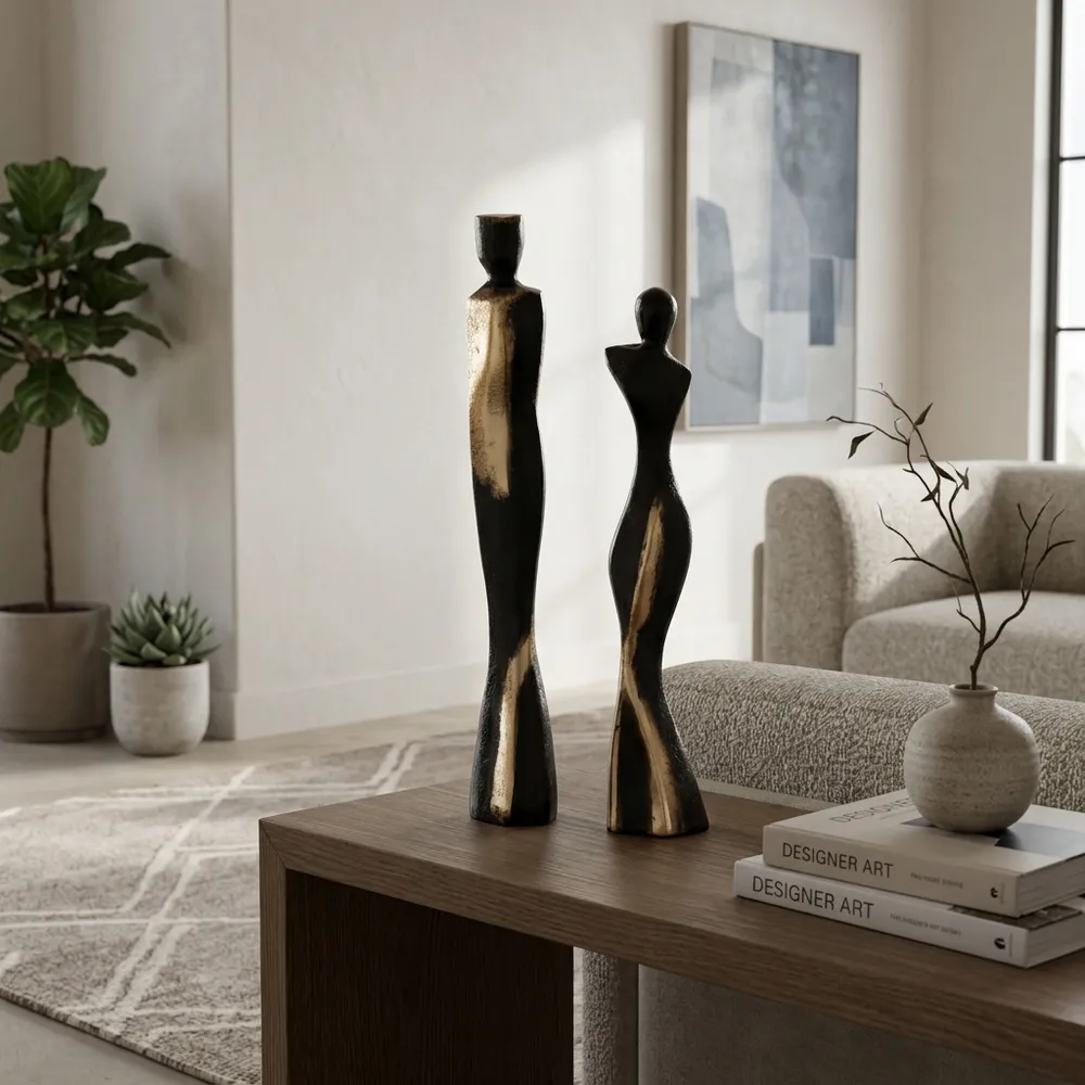 AIDENLAND SET OF 2 BLACK DECOR 16 (IN)