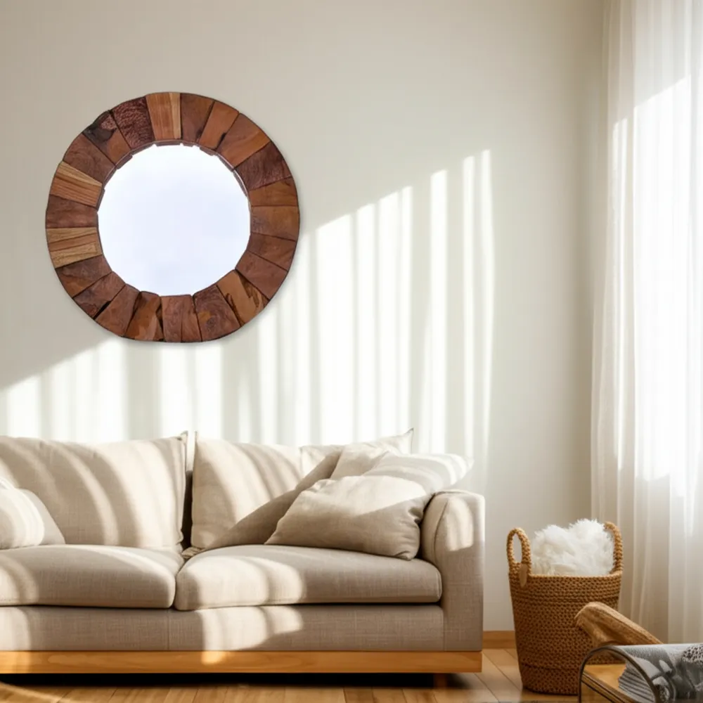 SAGEHAVEN BROWN MIRROR 32 (IN)