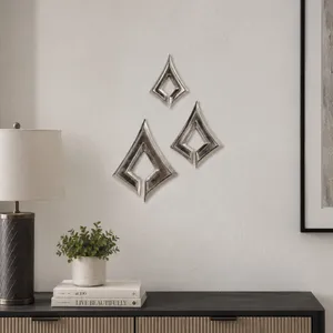 HARPERLEY SET OF 3 GOLD WALL SCULPTURES 12 (IN) 8