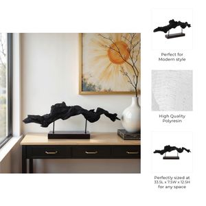 HAWLEYWAY BLACK DECOR 13 (IN) 10