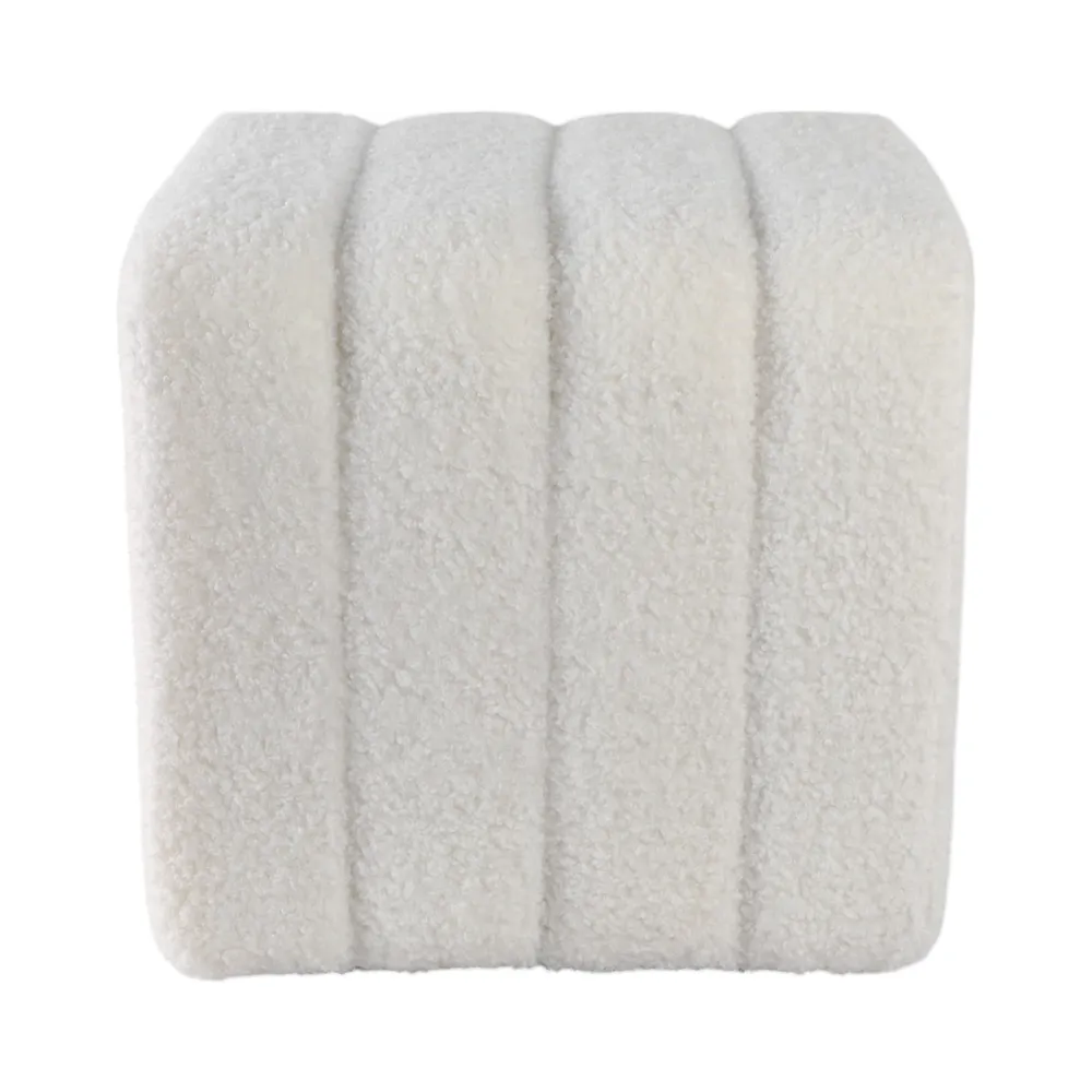 TRUEVIEW WHITE OTTOMAN 16 (IN)