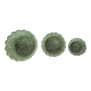 CASPERBROOK SET OF 3 GREEN PLANTER 13 (IN) 6