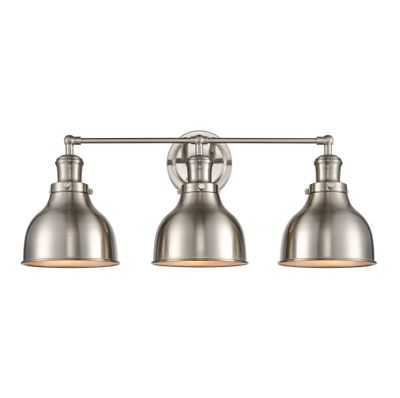 Haralson 24″ Wide 3-Light Vanity Light - Satin Nickel