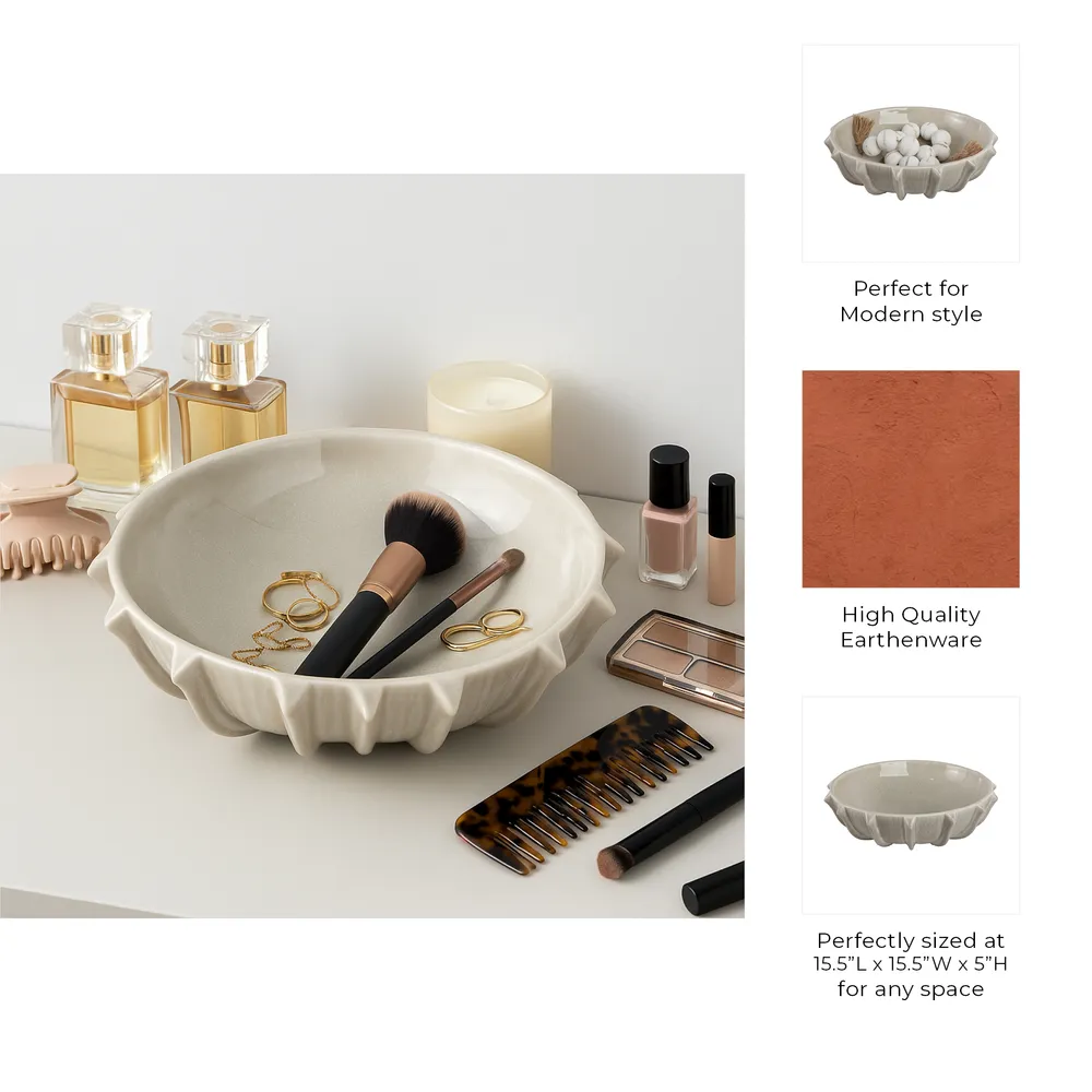 DREWGATE TAUPE BOWL 5 (IN)