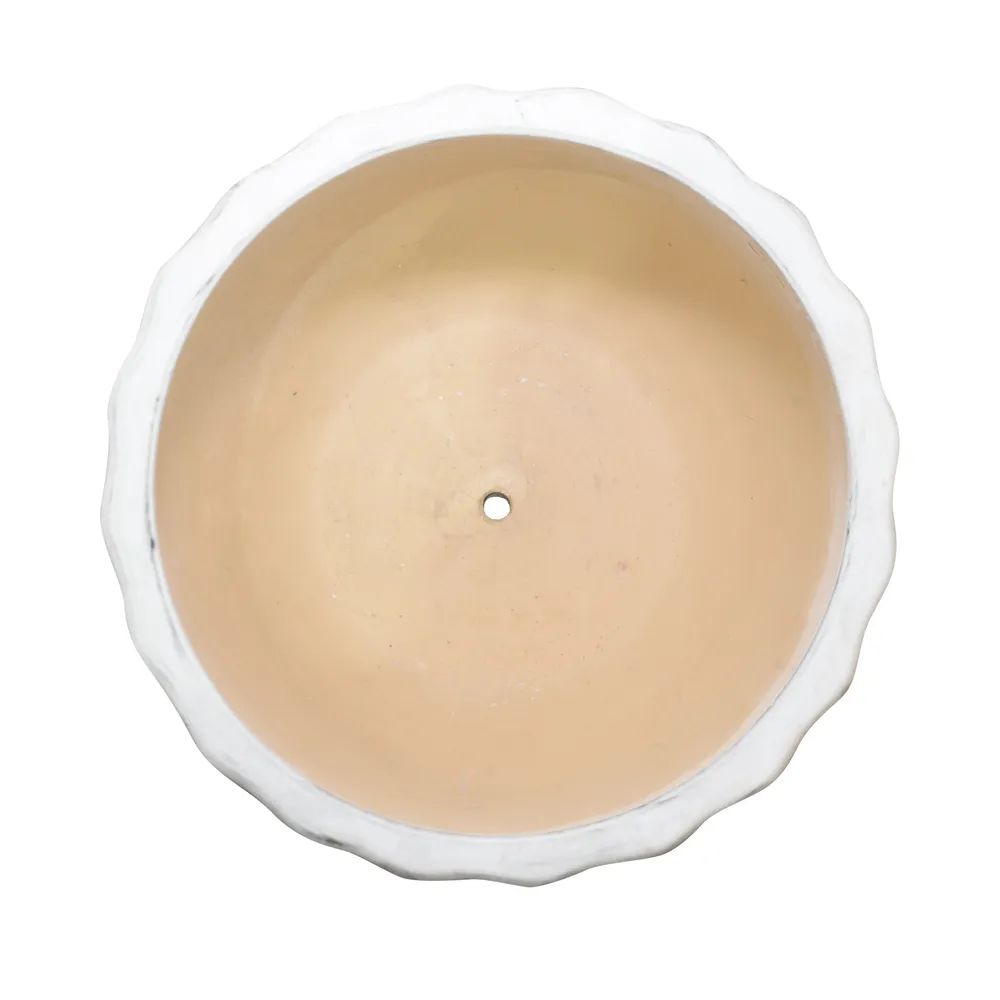 FORRESTPARK SET OF 3 WHITE PLANTER 11 (IN)
