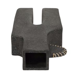 PAXTONWELL BLACK VASE 21 (IN) 7