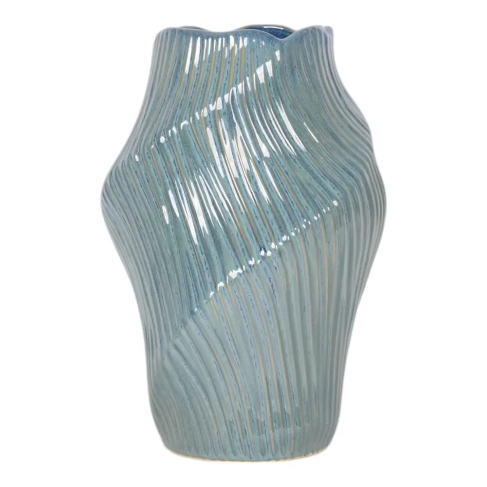 DORSEYSTONE BLUE VASE 14 (IN)