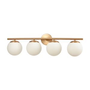 Hollywood Blvd 30'' Wide 4-Light Vanity Light - Satin Brass 2