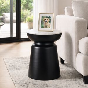 SPENCERHAVEN BLACK TABLE 20 (IN) 2
