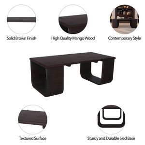 ELWYNGATE BROWN COFFEE TABLE 18 (IN) 9