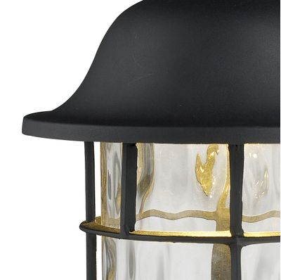Lapuente 14″ High 1-Light Outdoor Sconce - Matte Black