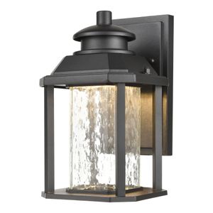 Irvine 10'' High 1-Light Outdoor Sconce - Matte Black 1