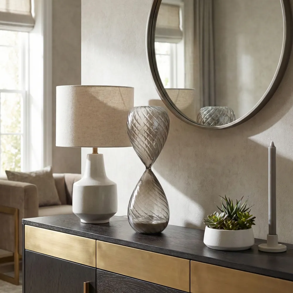 GRANTHAMMOOR CLEAR HOURGLASS 17 (IN)
