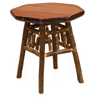 Hickory Log Teton Nightstand - Cinnamon