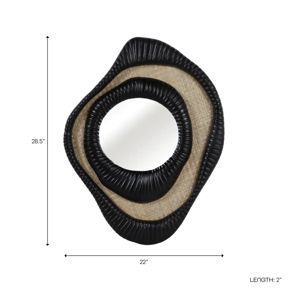 ROSETON IVORY MIRROR 29 (IN)