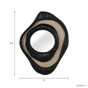 ROSETON IVORY MIRROR 29 (IN) 8