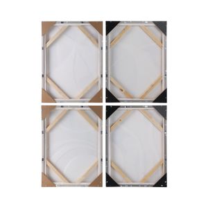 CORWINVIEW SET OF 4 IVORY ART 32 (IN) 7