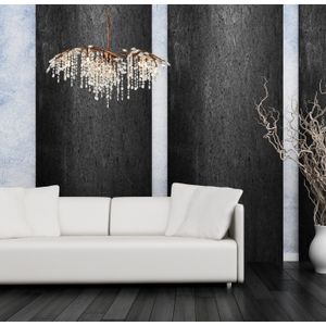 Elia 32'' Wide 6-Light Chandelier - Spanish Bronze 4