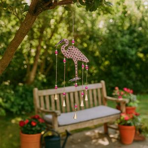 BARDENSIDE PINK WIND CHIME 26 (IN) 12