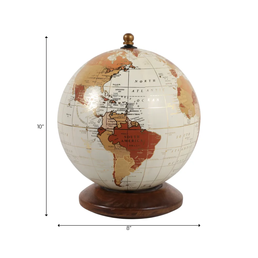 KNOXBEACH BRONZE GLOBE 10 (IN)