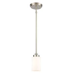 Dawson 4'' Wide 1-Light Mini Pendant - Satin Nickel 1