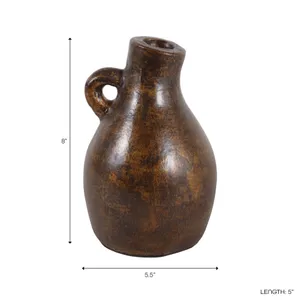 GARFIELDROSE GOLD VASE 8 (IN) 10
