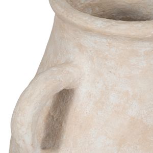 NATESTONE WHITE VASE 31 (IN) 6