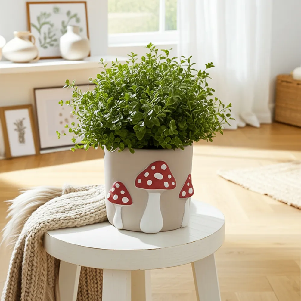 BRECKRUN RED PLANTER 6 (IN)