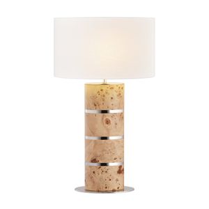 Cahill 28'' High 1-Light Table Lamp - Natural Burl 1