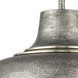 Kerin 16'' Wide 1-Light Pendant - Textured Silver Gray 3
