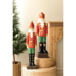 Set of 2 Resin Christmas Soldiers 1