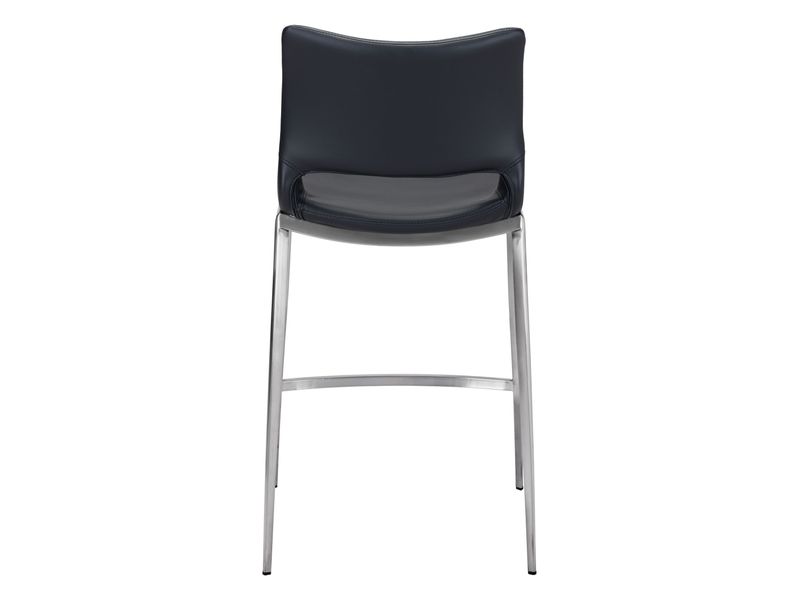 Ace Counter Stool Black & Silver 5