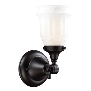Quinton Parlor 12'' High 1-Light Sconce - Oiled Bronze 1
