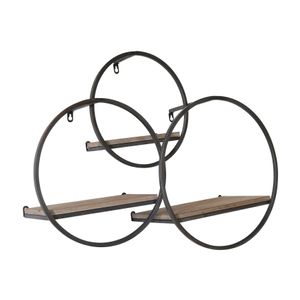 GAIGESTONE SET OF 3 BROWN WALL SHELF 8 (IN) 5