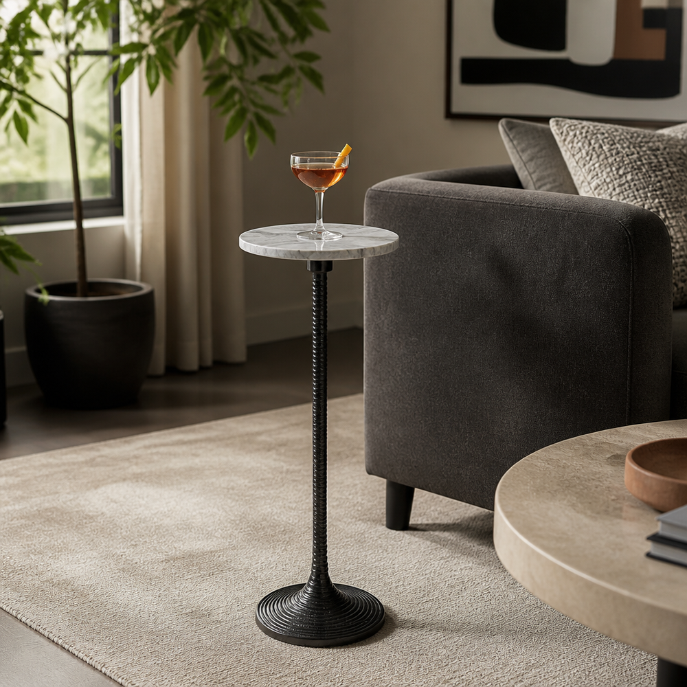 FALTONLEY GRAY ACCENT TABLE 26 (IN)