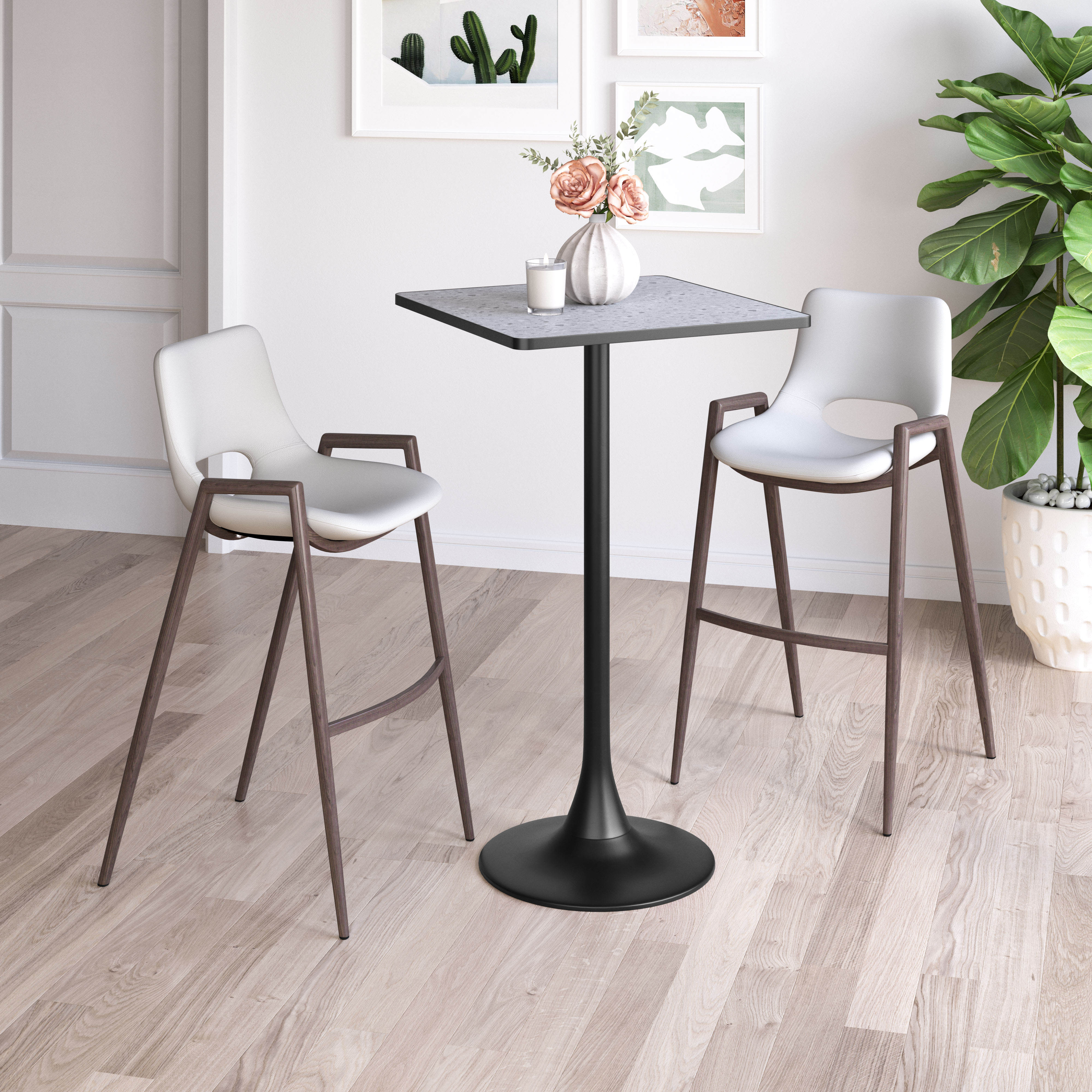 111130 - Mule Adjustable Bar Table Black
