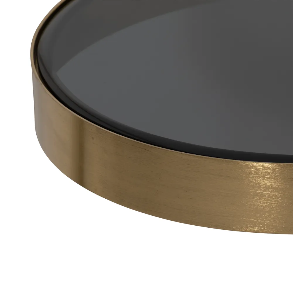 FORDHAM SET OF 2 BLACK TABLE 23 (IN)