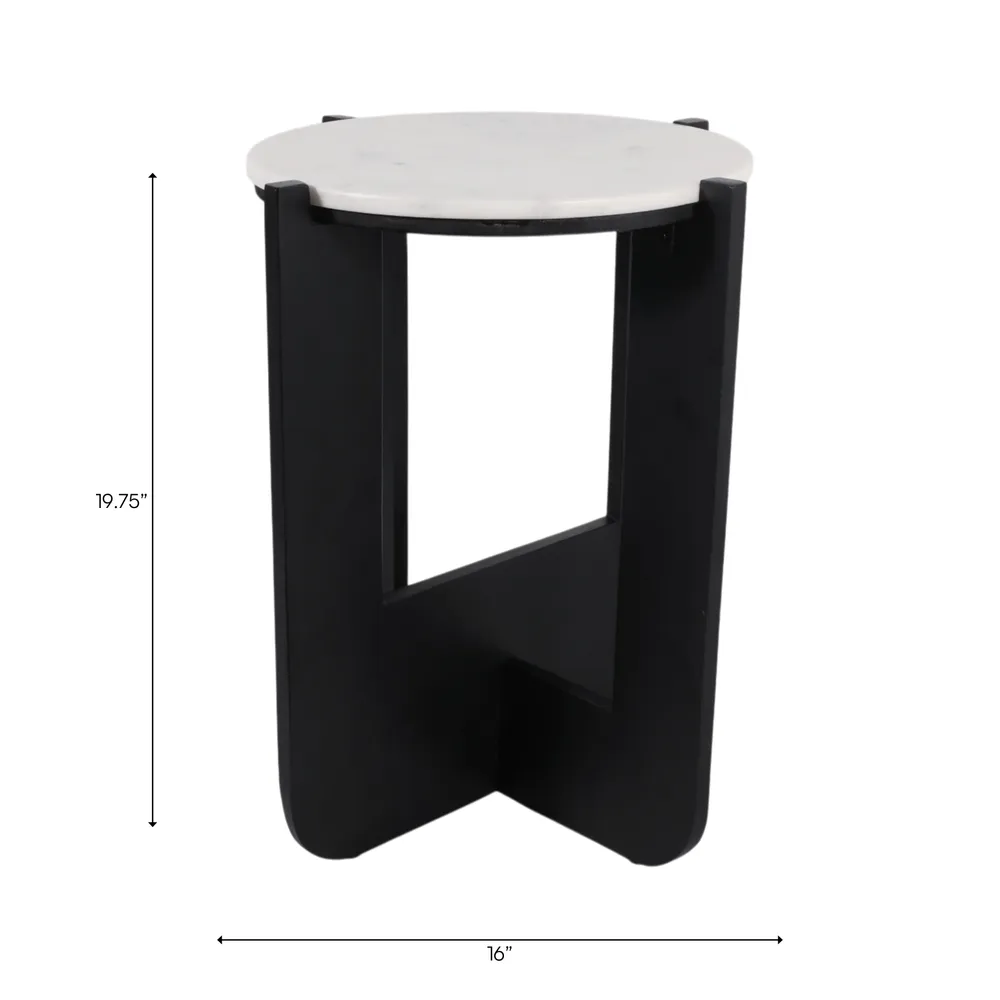 MILLERLEY WHITE TABLE 20 (IN)