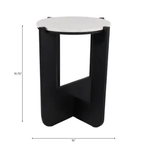 MILLERLEY WHITE TABLE 20 (IN) 9