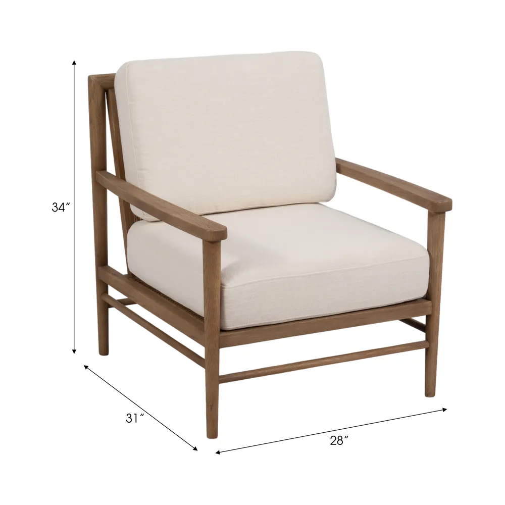 WINTONHAVEN IVORY CHAIR 34 (IN)