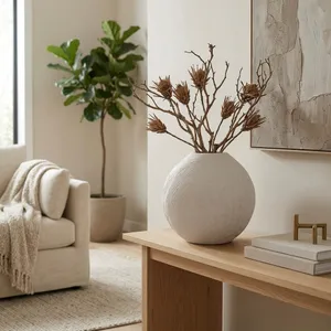 ERWINHOLM WHITE VASE 14 (IN) 2