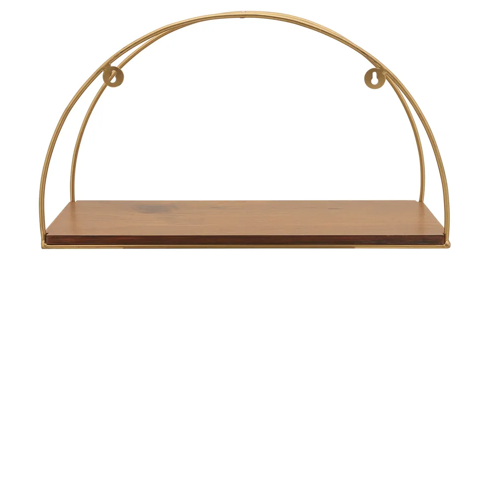 ENOCHBURN SET OF 3 BROWN WALL SHELF 12 (IN)