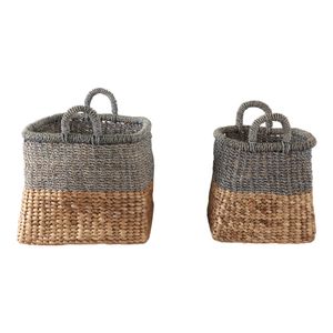 CANNONLAKE SET OF 2 TAN BASKETS 19 (IN) 4