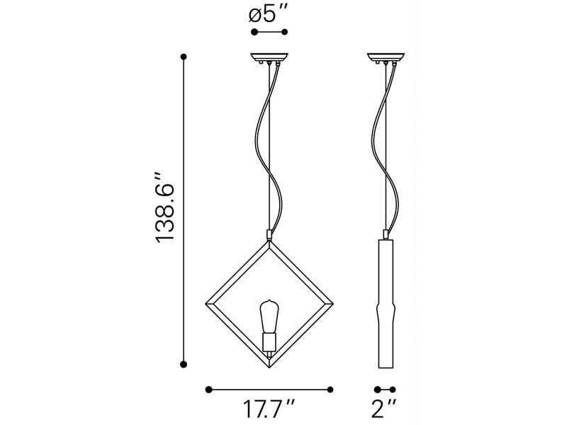 Rotorura Ceiling Lamp Rust 5