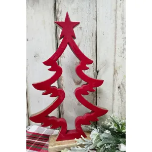 Lg Hollow Red Tree 21x13in 1